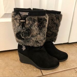 Fur Polo Boots